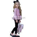RTS Ruffle Tunic And Velvet Leggings Girls Fall Kids Boutique Outfit Clothing thumbnail-1