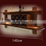 Custom Wall Hinging Wooden Wine Racks,wood Wine Storage Rack thumbnail-5