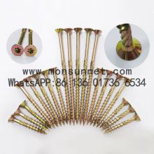 Particalboard Screw With Nibs Cutting Knurling Zinc Deck screws  Fiberboard Screws Factory