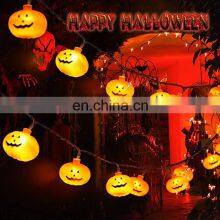 Halloween Pumpkin Decoration Battery Powered String Lights LED Lights With Remote Halloween Wedding thumbnail-5