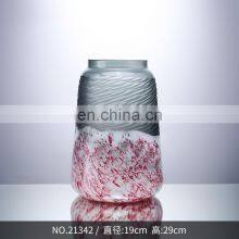 Modern Luxury Living Room Pink Painted Small Handmade Colored Glass Vase Decor Restaurant thumbnail-4