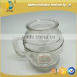 480ml Round Glass Jar With Handling for Beer Drinking thumbnail-6