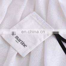 PandaSew 11x8cm Cotton Canvas Jewelry Packaging Bag Jewelry Pouch With Custom Logo thumbnail-3
