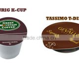 automatic coffee capsule filling machine for nespresso, K cup, V cup, Lavazza