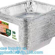 Takeaway Box Aluminium Foil Food Container,Take Away 250ml ALUMINIUM FOIL CONTAINERS With LIDS,no-wrinkle Baking Aluminium Container thumbnail-4