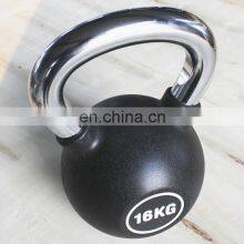 Free Weights Kettle Bell Deadlift Body Shape Building Gym Weight Accessory 8kg to 32kg Rubber Coated Kettlebell for Workout thumbnail-5