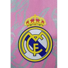 23-24 Real Madrid Pink Training Suit La Liga Real Madrid Jersey Fan Version Men's Short Sleeved Football Jersey Customization thumbnail-4