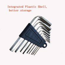 Standard Short Flat Head Hexagon Wrench 9 Sets thumbnail-3