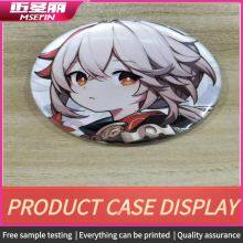 Rich In Color Acrylic UV-Printed Badge thumbnail-1