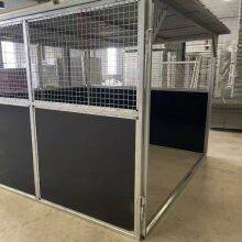 Hot Galvanized Portable Horse Stable 3x3m 3.5mx3.5m 4x4m 12x12ft Steel Structure Box Stable Rooms for Farms New & Used Condition thumbnail-2