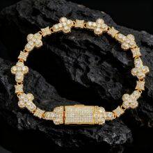 Unisex Hip-hop Bracelet, a Cross Set With Zircon - Fashionable, Personalized and Niche Jewelry thumbnail-1