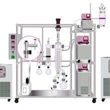 China Manufacturer Wholesale Automatic Short Path Hemp Oil Wiped Film Evaporator Molecular Distillation Equipment thumbnail-3