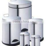 Oval Stainless Steel Dustbin thumbnail-1