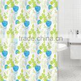 100% Polyester Autumn Leaf Printed Shower Curtain thumbnail-1