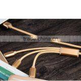 3-in-1 Micro USB + USB C + 8 Pin USB Cable Bulk thumbnail-6