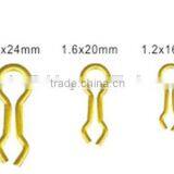Fishing Tackle Accessories Brass Splay Ring, Brass Rig, Hook Hanger,8 Shape( Eight Shape) Wire Eyes Sinker Eyelets Lead Eyes thumbnail-2