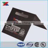 Folded Hang Up Paper Card Custom Full Color Printed ; CMYK Printed for Paper Card for Socks Packaging thumbnail-1