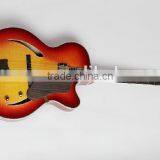 MUSOO BRAND Electric Guitar Jazz Guitar Semi-hollow Guitar in 3TS Color(MJ0300)