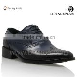 Newest brogue genuine leather men shoes