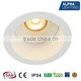 High Quality IP54 Fixed Dimmable Anti-glare High Power 7W COB LED Light