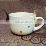 500 ml Handpaiting Stoneware Soup Mug With Small Dots thumbnail-5