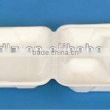 Christmas Kitchen Dinner Compostable Recycle Paper Tableware With Three Compatment