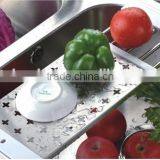 S/S+ABS 35.5*17 Kitchen Stainless Steel Sink Food Drying Rack thumbnail-1