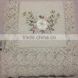 Floral Lace Tablecloths- Assorted Sizes- White And Cream thumbnail-2