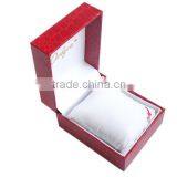 Red Single Leatherette Paper Gift Box for Watch