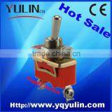 Wholesale 2pin Screw Terminals Mini 36Vac ON OFF Toggle Switch Waterproof Cover