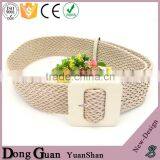 2016 Hot Sale Tassel Belt Webbed Elastic Girl With Leather Taps Pyramid Jeans thumbnail-5