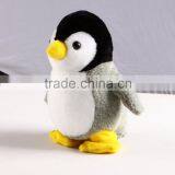 Yellow Mouth and Foot Grey Walking and Flapping Penguin