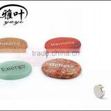 45x35x7mm Natural Semi-precious Stones With Creative Fridge Magnet for Fridge Decorations