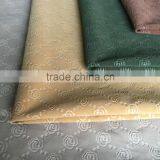 2016 New Style 3D Press Pattern Flock Fabric for Upholstery, Cushion, Bag