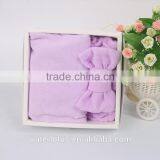 Hot Sell Headband Packing Box Purple Bow Headband With Hand Face Towel thumbnail-1