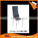 Wholesale PVC Seat & Back Metal Tube Dining Chair thumbnail-1