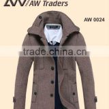 Men fashion wool coat, wool coat, casual coat