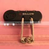 Hard Shell ABS PC Cream Pink Printed Hard Case Luggage thumbnail-2