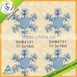 Metal Brads Snowflake Shape Silver Brads thumbnail-1