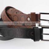 1 INCH Men's Fashion Black PU Leather Belt Casual Waist Belt for Jeans thumbnail-5
