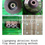 491 4" Grit 60# Grinding Sanding Wheels Zirconia Flap Disc thumbnail-3