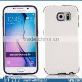 Wholesale Grain Carbon TPU Case Protective Case Cover For Samsung Galaxy S6 thumbnail-6