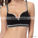 Ladies Sexy Open Front Fitness Tank Top thumbnail-1