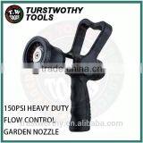 150PSI Aluminum Body Rubber Fire Man Heavy Duty Level Flow Control Garden Nozzle thumbnail-2