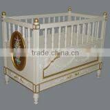 Italian Classic Design Furniture French Furniture Baby Bed Green Wooden Baby Bad Quality Choice thumbnail-5