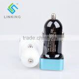 Convenient Cigarette Lighter Power Adapter DC5V Dual USB Car Mobile Phones Charger thumbnail-4