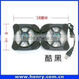 2016 Hot Selling 2 Fans Laptop Cooling Pad / Folding Laptop Cooler / USB Laptop Cooler thumbnail-2