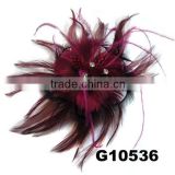 china bulk wholesale feather butterfly flower brooch