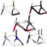 Dengfu Carbon Fiber Bike Frame Time Trial TT FM018 Incl. Frame, TTbar , Carbon Stem, Seatpost Di2 Compatible 52/54/56cm 1450g