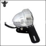 Aluminum Polished Antique Style Tail Light for Harley Custom Bikes thumbnail-4
